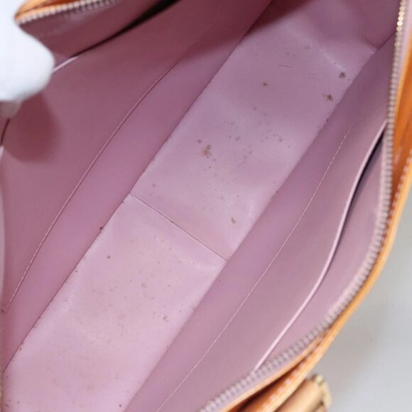LOUIS VUITTON Monogram Vernis Columbus Bag Marshmallow Pink - Picture 13 of 14